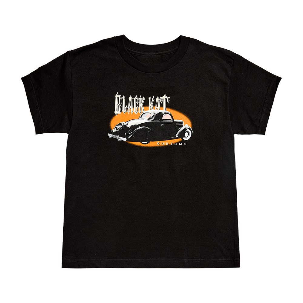 Black Kat Kustoms Vintage Car Youth Tee - Social Distortion Black Kat Kustoms Vintage Car Youth Tee - Social Distortion