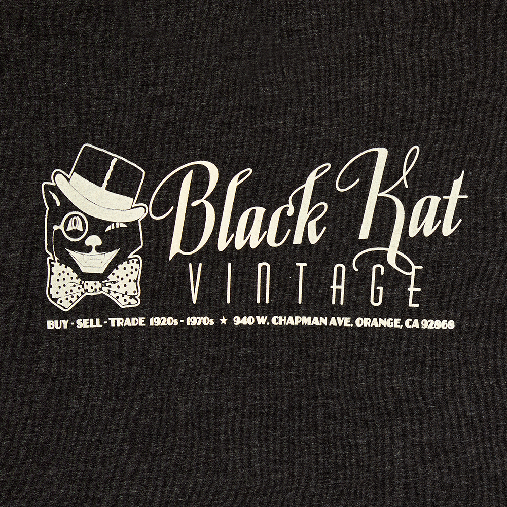 Black Kat Vintage Women's Tank Graphic Detail