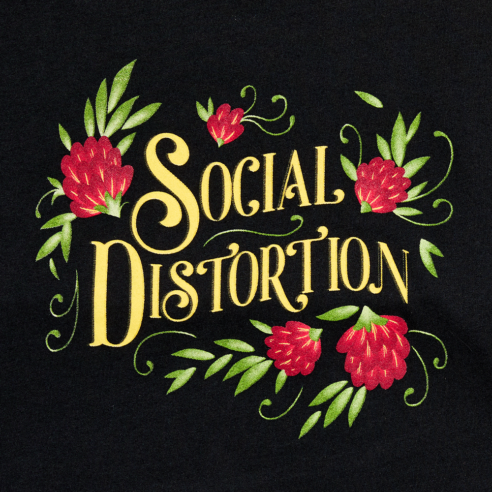 Floral Crop Top Graphic Detail