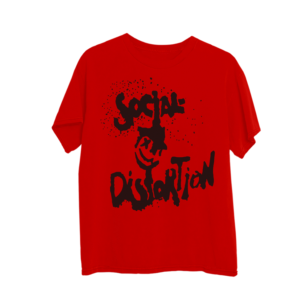 Smiley Red T-Shirt - Social Distortion Official Store Smiley Red T-Shirt - Social Distortion Official Store