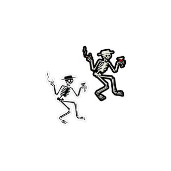 Classic Skelly Sticker Set