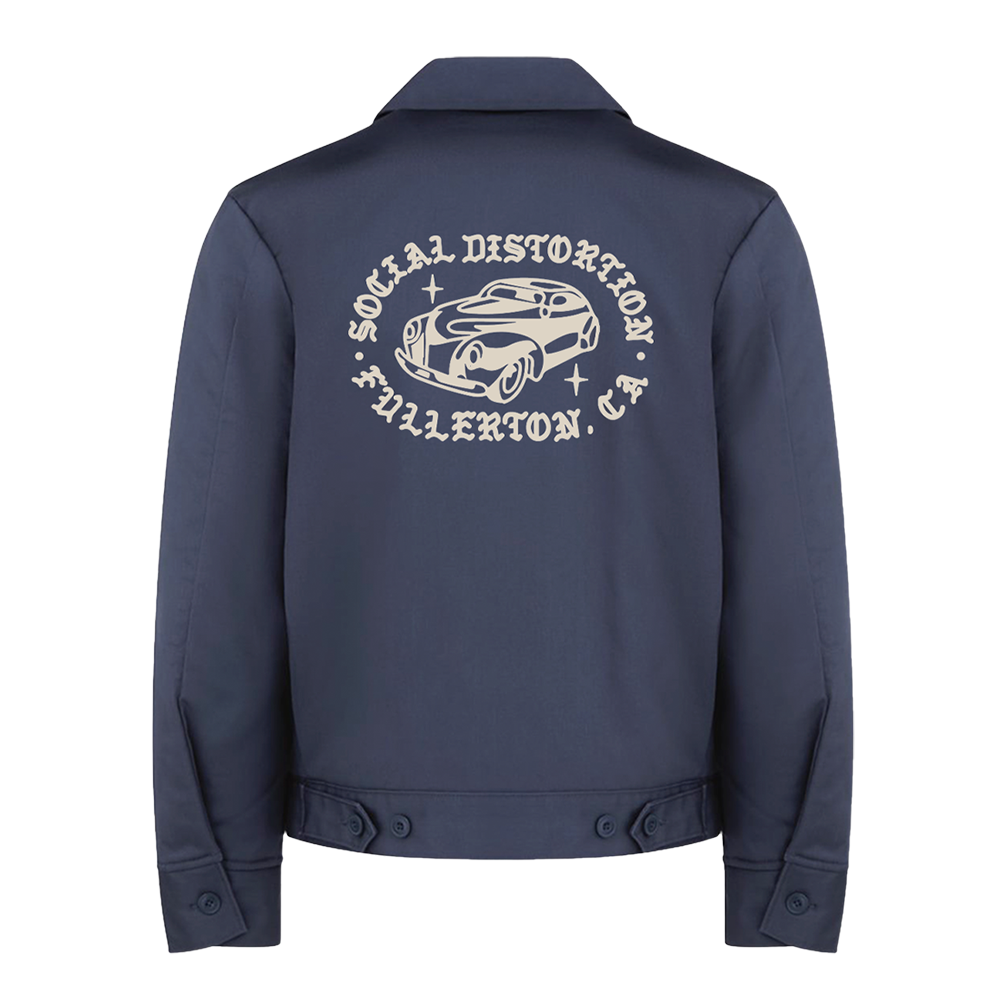 Fullerton CA Navy Workers Jacket Back