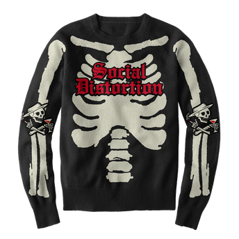 Skelly Bones Woven Sweater