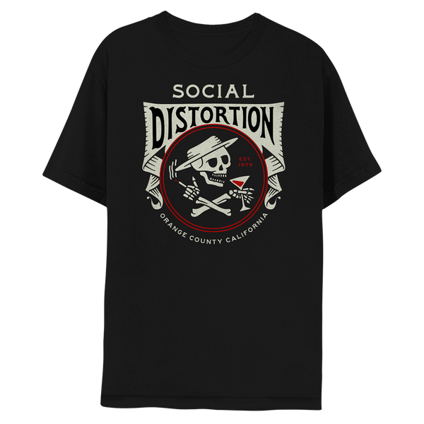 Skelly Crest TShirt Social Distortion Official Store