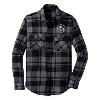 Skelly Embroidered Flannel