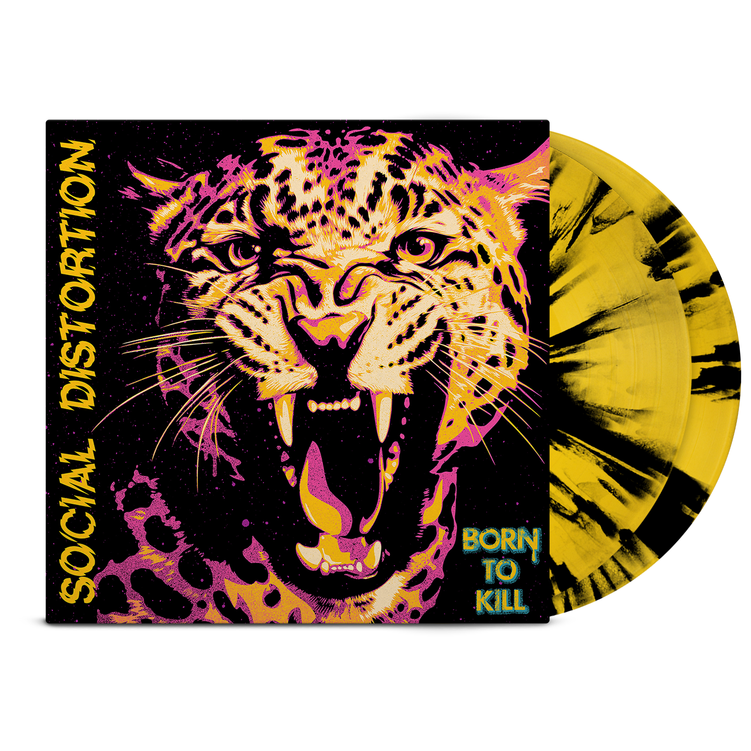 Born to Kill - D2C Exclusive LP (Yellow with Heavy Black Splatter)