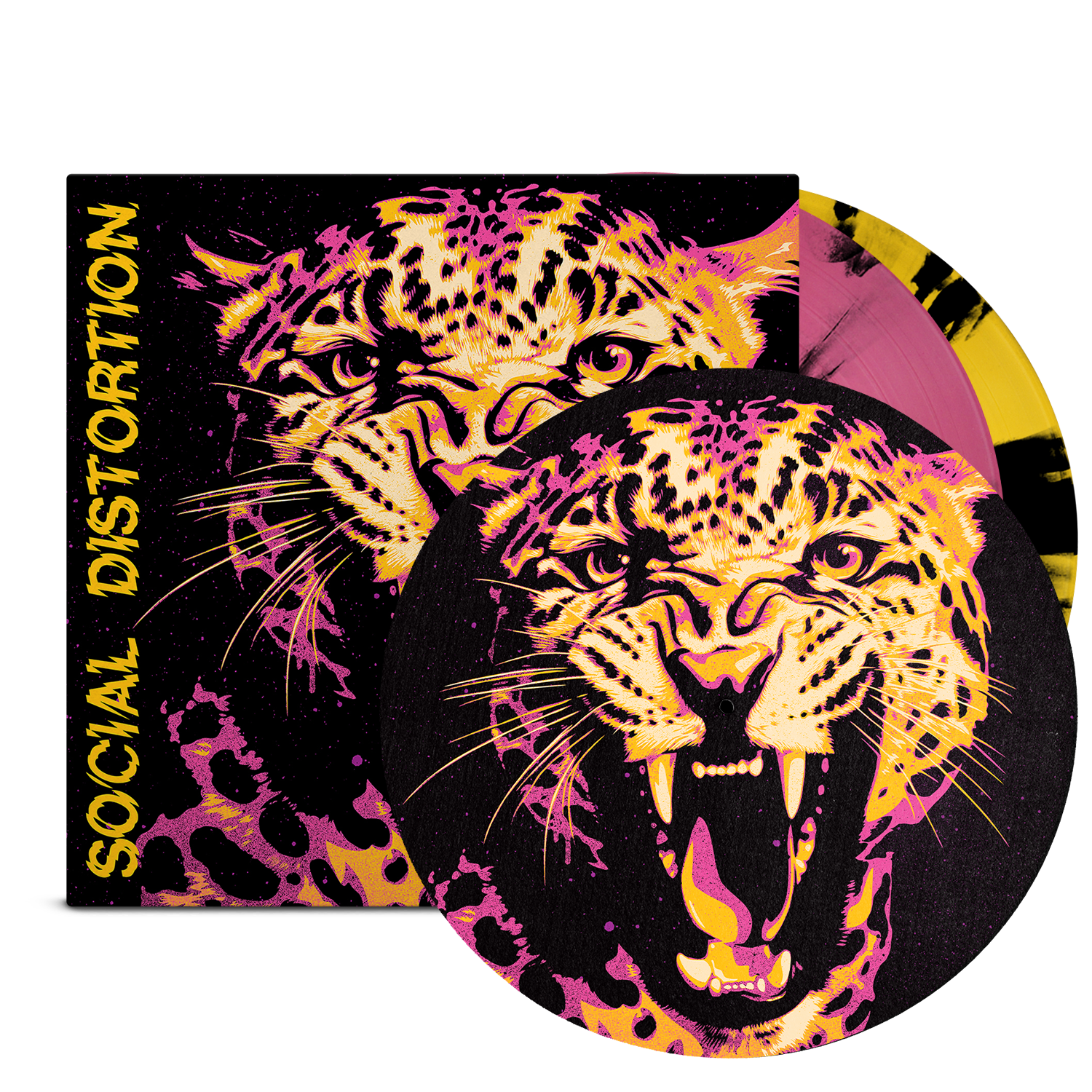 Born To Kill 2LP (Pink + Yellow with Heavy Black Splatter) w/ Slipmat