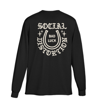 Bad Luck Horseshoe Long Sleeve Back