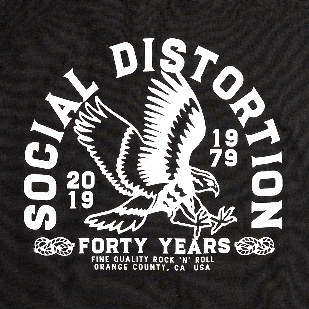 Eagle 40 Year Jacket Back Graphic Detail