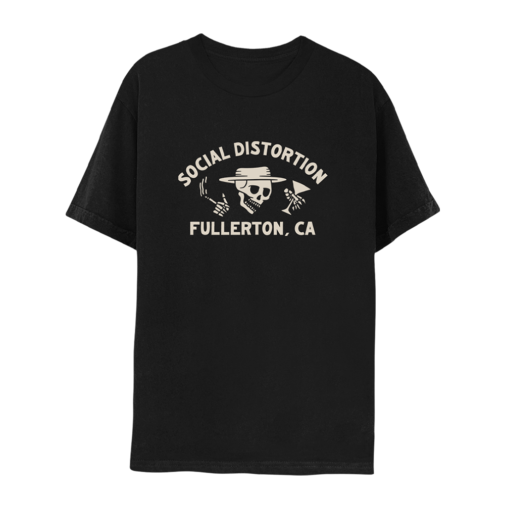 Fullerton Skelly Black T-Shirt
