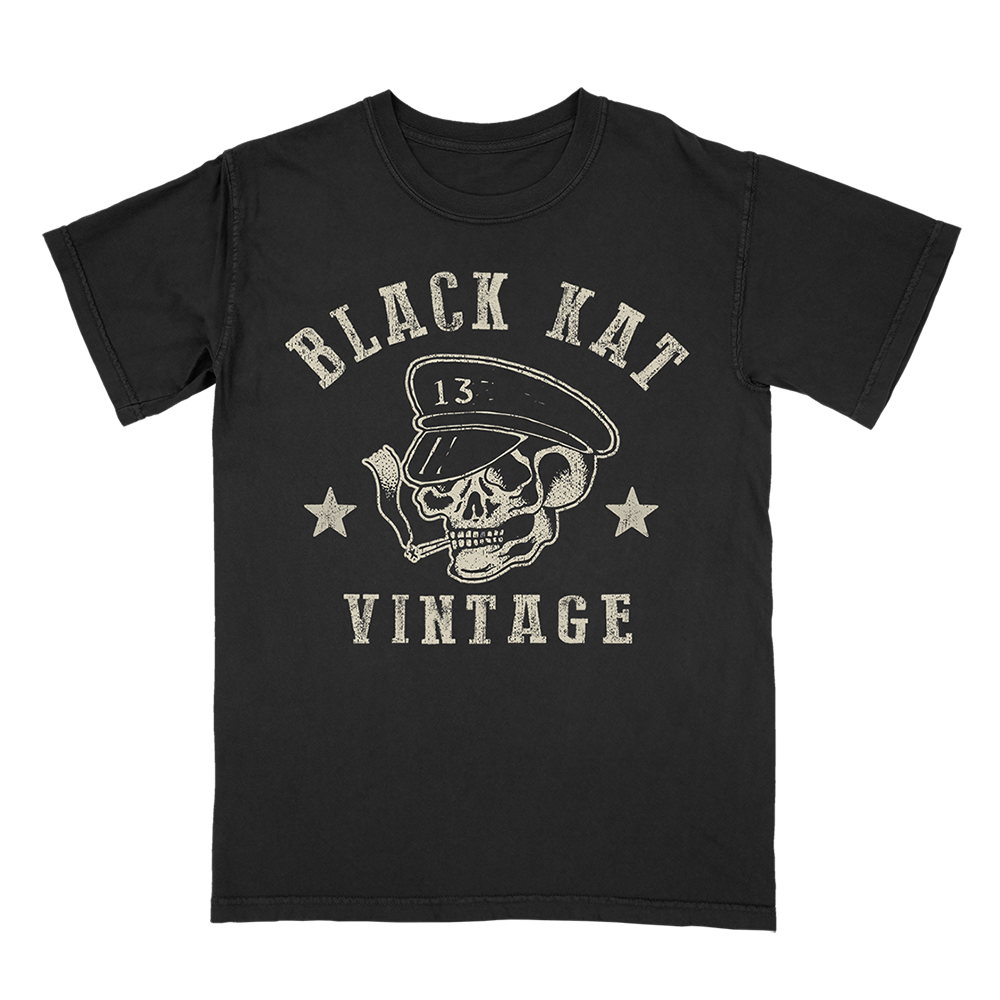 Moto Skull Black T-Shirt