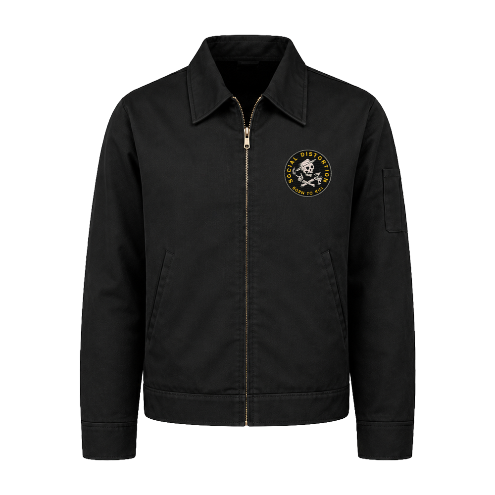 Born To Kill Dickies Jacket Front