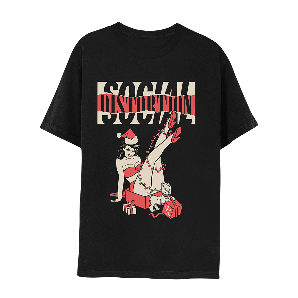 Torn Logo Holiday Pinup T-Shirt