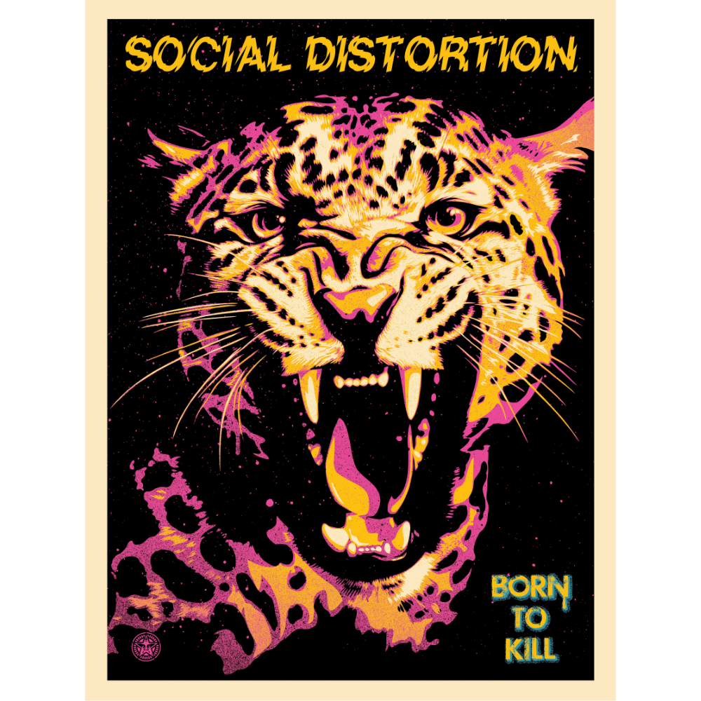 Social Distortion x Obey Signed Poster