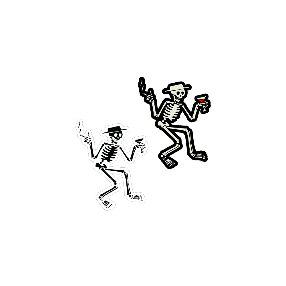 Classic Skelly Sticker Set