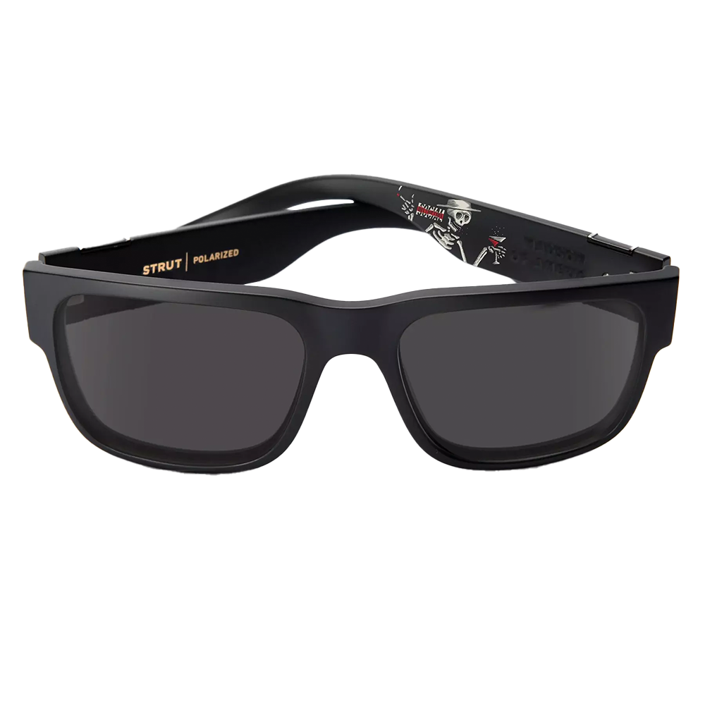 STRUT Black Matte Madson Sunglasses Front 1