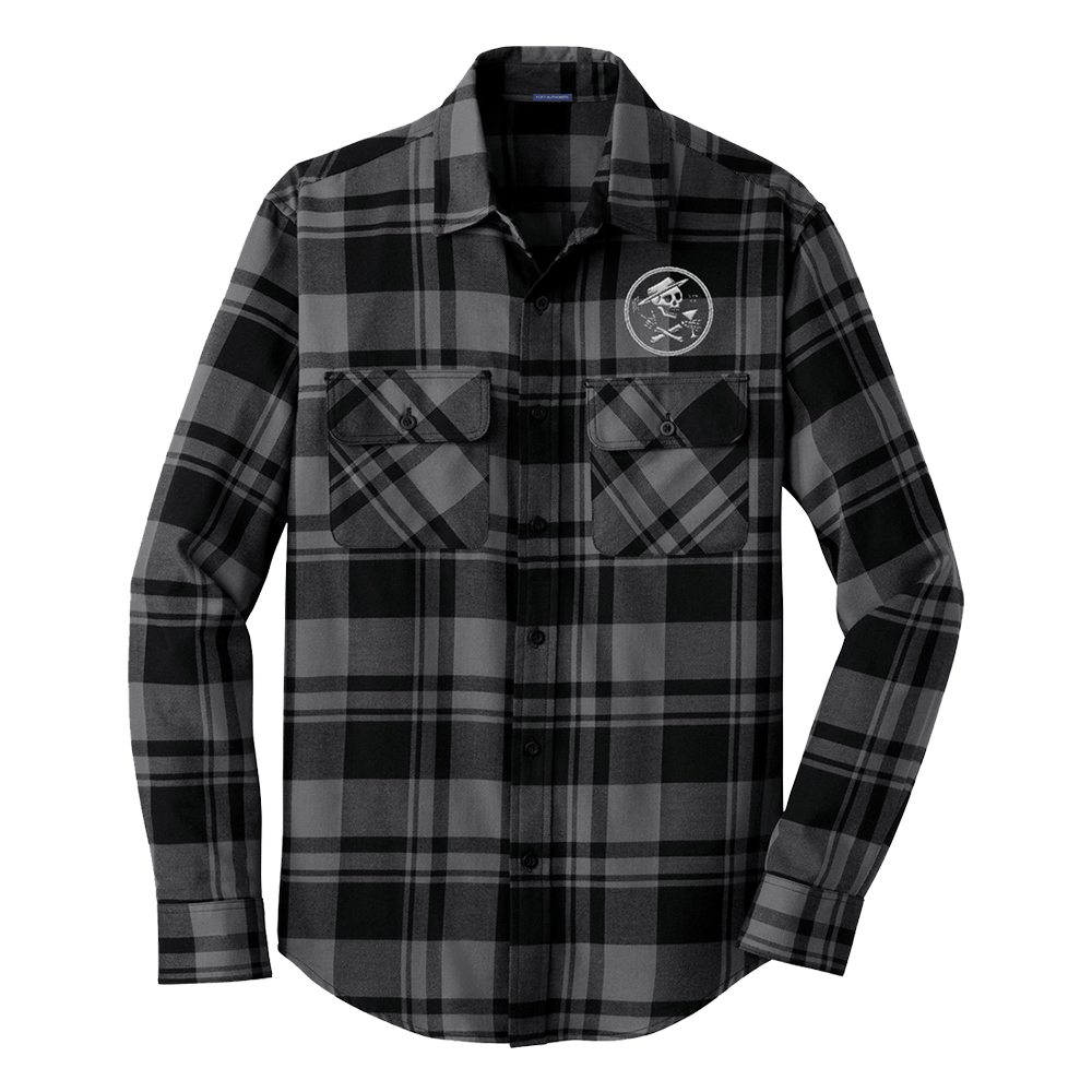 Skelly Embroidered Flannel Social Distortion Official Store skelly-embroidered-flannel-social-distortion-official-store
